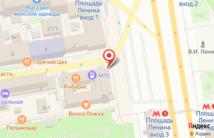 МНОГОГРАННИК на Красном проспекте на карте
