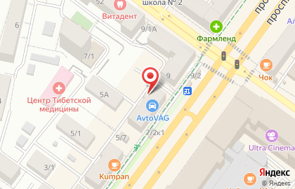 Ателье Уфы на карте