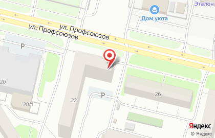 Мини-маркет Пивчик на улице Профсоюзов на карте