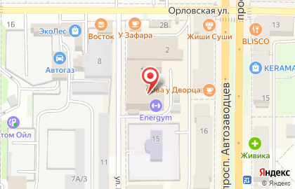 Международная сеть швейных супермаркетов Швейный мир в Челябинске на карте