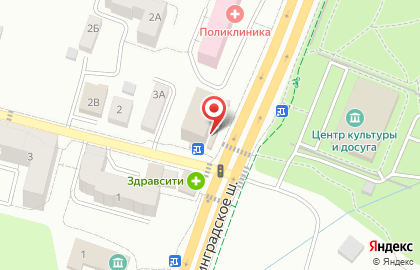 Аптека МедТорг на Калининградском шоссе в Гурьевске на карте