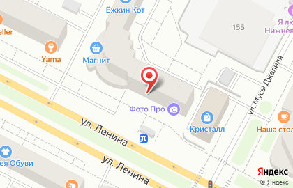 Салон обуви MILANA в ТРЦ "Юрга Молл" на карте