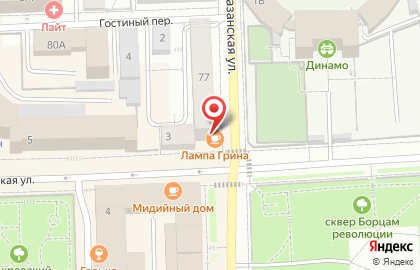 Продуктовый магазин Ариадна на Московской улице на карте