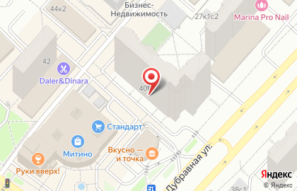 Район Митино Общественный пункт охраны порядка Северо-Западного административного округа на Митинской улице, 40 к 1 на карте