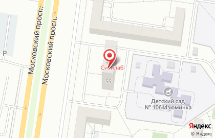 Отделение службы доставки Boxberry на Московском проспекте на карте