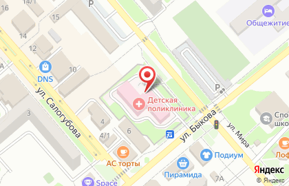 Георгиевская детская поликлиника на карте