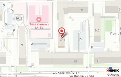 Супермаркет в Тюмени на карте