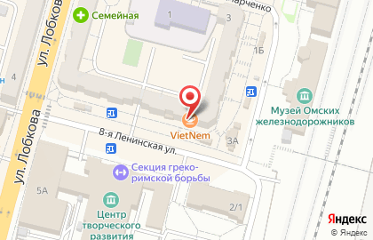 Кафетерий Вишенка в Ленинском районе на карте