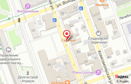 Служба заказа такси ZЕБРА на Пролетарской улице на карте