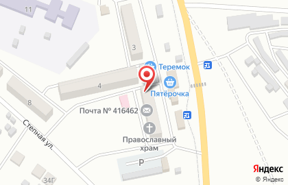 Продовольственный магазин в микрорайоне Юность на карте