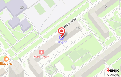 Цветочная лавка Крокус на улице Карбышева на карте