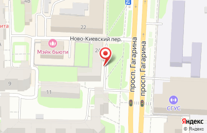 Центр бухгалтерского и юридического сопровождения бизнеса Нина на проспекте Гагарина на карте