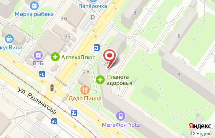 Микрофинансовая компания Деньга на улице Петра Алексеева на карте