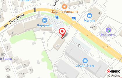 Магазин автотоваров Волга на карте