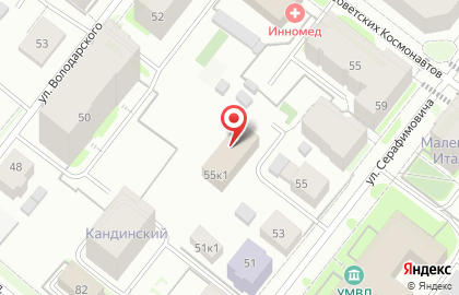 Ателье в Архангельске на карте