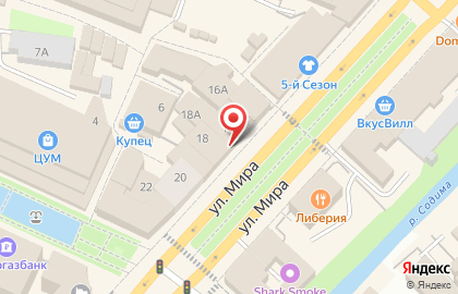 Крепкий орешек на улице Мира на карте