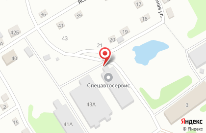 Дом камня на Ясельной улице на карте