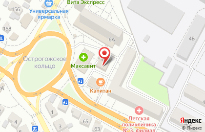Банкомат Центрально-Черноземный банк Сбербанка России на улице Матросова на карте
