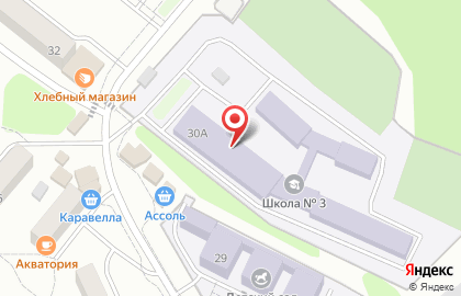 Средняя школа №3 в Петропавловске-Камчатском на карте