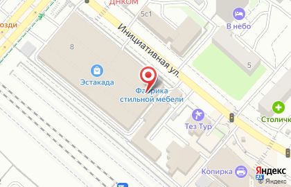Компания Монтажники России на Инициативной улице на карте