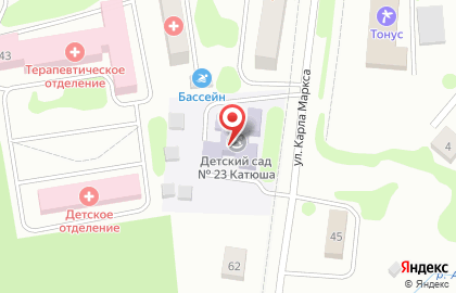 Детский сад Катюша №23 на карте