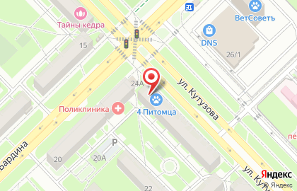 Салон красоты Трюфель в Центральном районе на карте