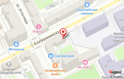 Ветеринарная клиника Дойче Вет на Екатерининской улице на карте