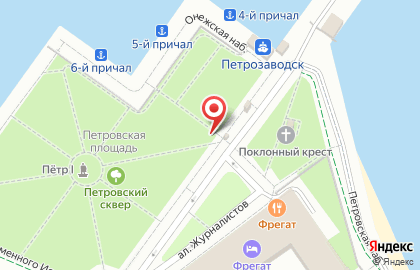 Киоск по продаже сувениров на улице Карла Маркса на карте