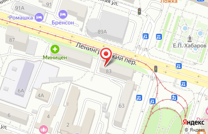 Фирменный салон МТС на Ленинградской улице, 83 на карте