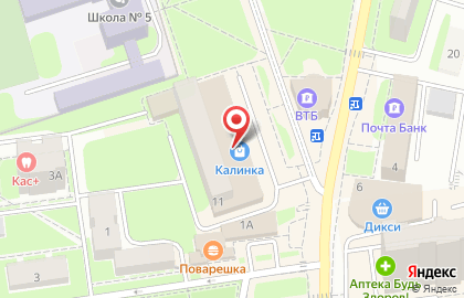 Платёжный терминал МКБ на улице Дзержинского в Ивантеевке на карте