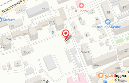 Салон красоты Loft на Вокзальной улице на карте