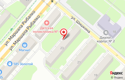 Магазин детских товаров Аист в Кировском районе на карте