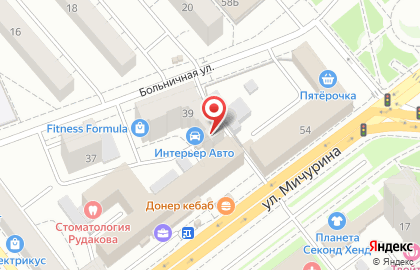 ФЛЕКС-СПОРТ на Больничной улице на карте