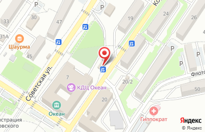 Кокос в Корсакове на карте