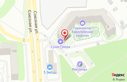 Служба доставки японских блюд Sushi Art на карте