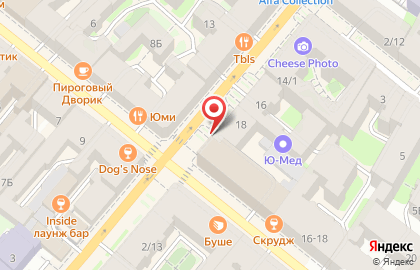 Магазин обуви и сумок Mia donna на Большой Московской улице на карте