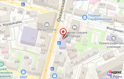 Дальневосточный банк Сбербанка России на Океанском проспекте на карте