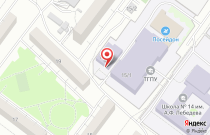 Томский государственный педагогический университет в Томске на карте