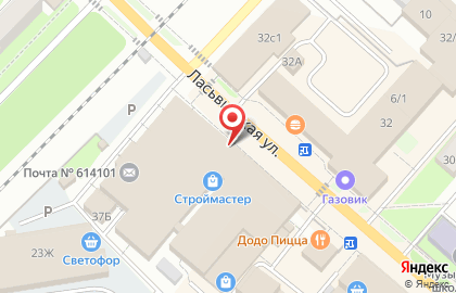Торговый центр Строймастер на Ласьвинской улице на карте