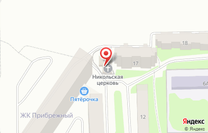 Церковь Святого Николая в г. Никольском на карте