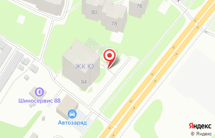 Автостоянка в Сыктывкаре на карте