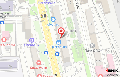DOMINO'S PIZZA на Комсомольской на карте