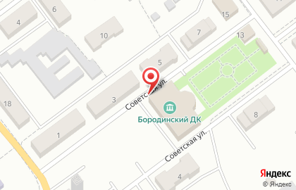 Бородинский поселковый центр досуга, МУ на карте