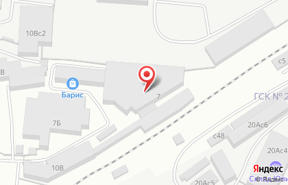 Барис в Октябрьском районе на карте