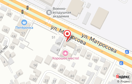 Строительная компания Акварель на улице Матросова на карте
