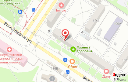 Ортопедический салон Опора и движение на Волгоградской улице на карте