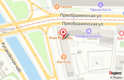 Росгосстрах на Преображенской площади (наб Преображенская) на карте
