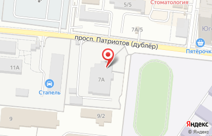 Магазин косметики и бытовой химии Снежок на карте