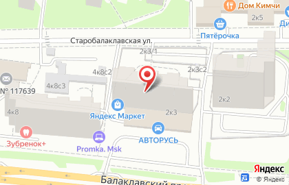 РУСЬ на Варшавской на карте