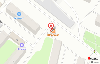 Бистро-шаверма на улице Алексея Хлобыстова на карте